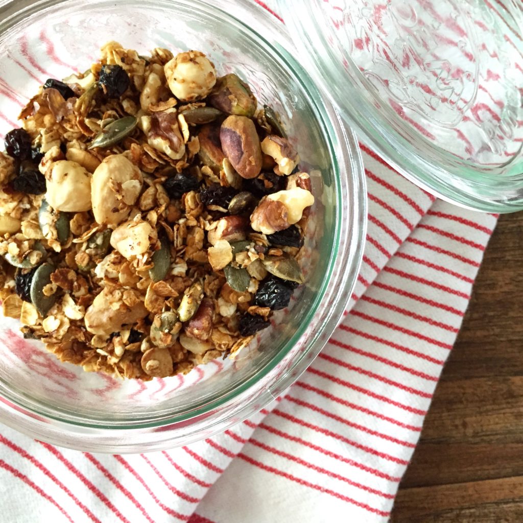 Homemade granola Healthtastic