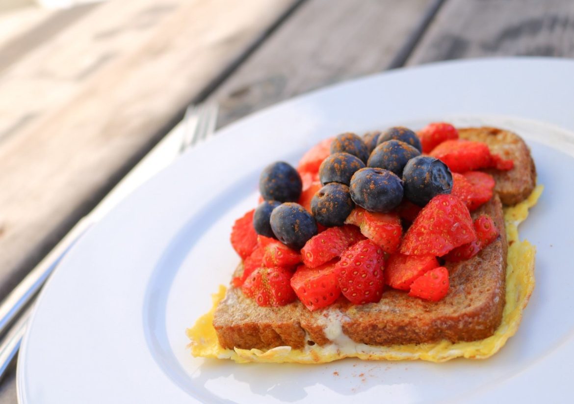 Flensjes met fruit